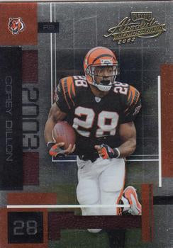 #7 Corey Dillon - Cincinnati Bengals - 2003 Playoff Absolute Memorabilia Football