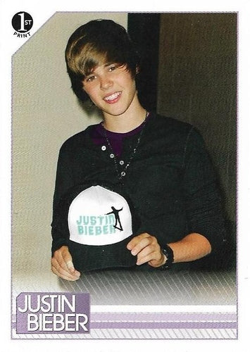 #7 Justin went to MTV Studios in New York City as - 2010 Panini Justin Bieber