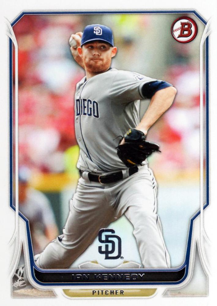 #7 Ian Kennedy - San Diego Padres - 2014 Bowman Baseball