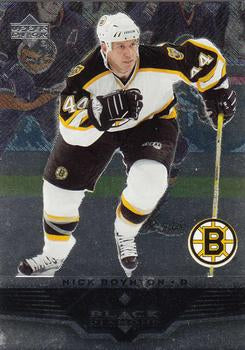 #7 Nick Boynton - Boston Bruins - 2005-06 Upper Deck Black Diamond Hockey