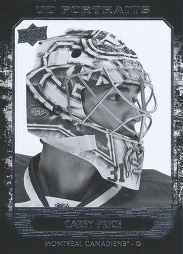 #P-7 Carey Price - Montreal Canadiens - 2014-15 Upper Deck - UD Portraits Hockey