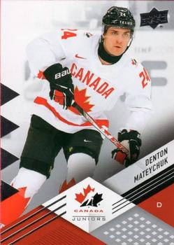 #7 Denton Mateychuk - Canada - 2024 Upper Deck Team Canada Juniors Hockey