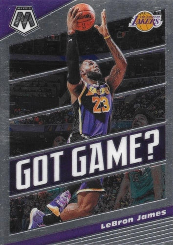 #7 LeBron James - Los Angeles Lakers - 2019-20 Panini Mosaic - Got Game Basketball