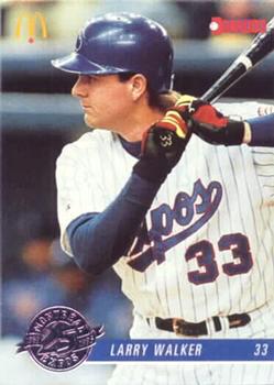 #7 Larry Walker - Montreal Expos - 1993 Donruss McDonald's Montreal Expos 25th Anniversary Baseball