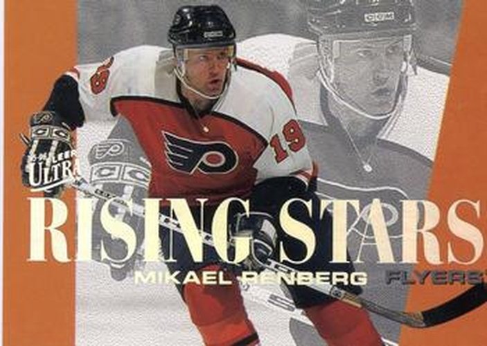 #7 Mikael Renberg - Philadelphia Flyers - 1995-96 Ultra - Rising Stars Hockey