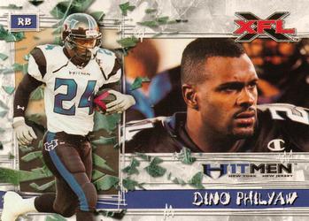#7 Dino Philyaw - New York-New Jersey Hitmen - 2001 Topps XFL Football