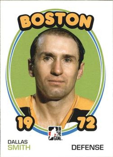 #7 Dallas Smith - Boston Bruins - 2009-10 In The Game 1972 The Year In Hockey