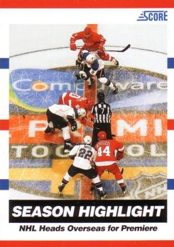 #7 NHL Premiere Stockholm - Detroit Red Wings - 2010-11 Score Hockey