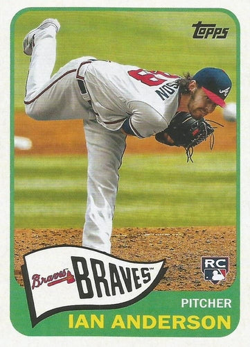 #T65-7 Ian Anderson - Atlanta Braves - 2021 Topps - 1965 Topps Redux Baseball