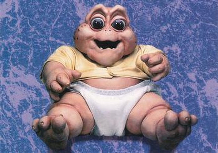 #7 Baby Sinclair - 1992 Pro Set Dinosaurs