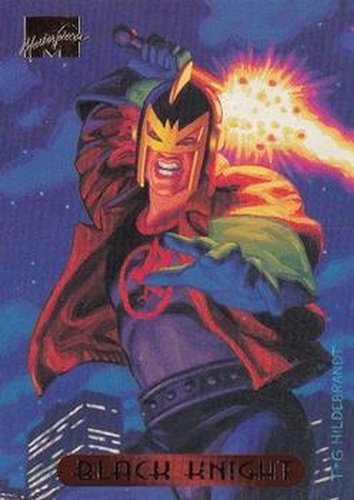 #7 Black Knight - 1994 Fleer Marvel Masterpieces Hildebrandt Brothers