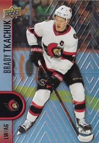 #7 Brady Tkachuk - Ottawa Senators - 2022-23 Upper Deck Tim Hortons Hockey