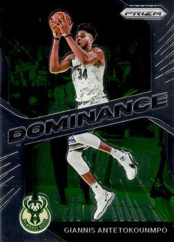 #7 Giannis Antetokounmpo - Milwaukee Bucks - 2020-21 Panini Prizm - Dominance Basketball