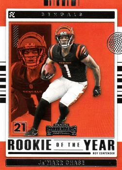 #ROY-JCH Ja'Marr Chase - Cincinnati Bengals - 2021 Panini Contenders - Rookie of the Year Contenders Football