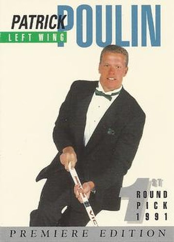 #7 Patrick Poulin - 1991 Arena Draft Picks French Hockey