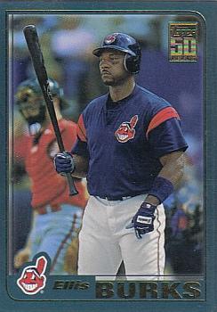 #T7 Ellis Burks - Cleveland Indians - 2001 Topps Traded & Rookies Baseball