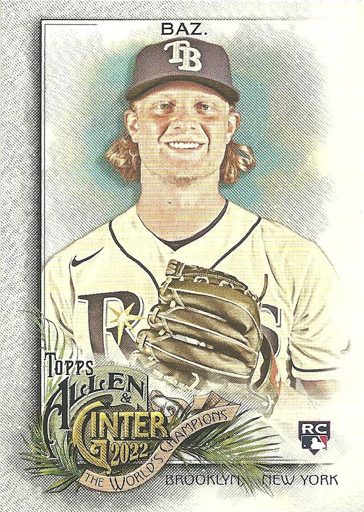 #7 Shane Baz - Tampa Bay Rays - 2022 Topps Allen & Ginter Baseball