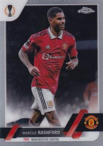 #7 Marcus Rashford - Manchester United - 2022-23 Topps Chrome UEFA Club Competitions Soccer