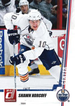 #7 Shawn Horcoff - Edmonton Oilers - 2010-11 Donruss Hockey