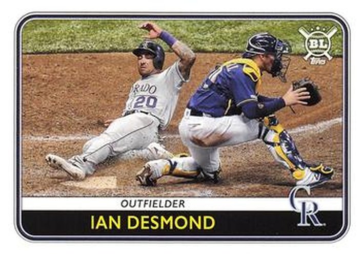 #80 Ian Desmond - Colorado Rockies - 2020 Topps Big League Baseball