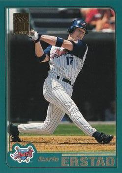 #80 Darin Erstad - Anaheim Angels - 2001 Topps Baseball