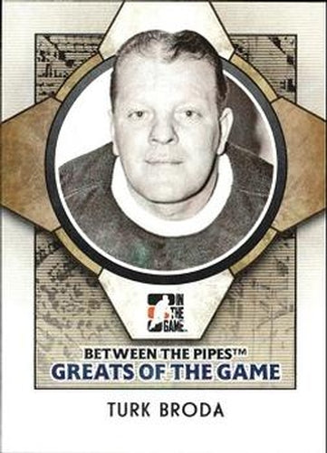 #80 Turk Broda - Toronto Maple Leafs - 2008-09 In The Game Between The Pipes Hockey