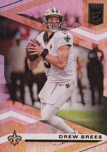 #80 Drew Brees - New Orleans Saints - 2020 Donruss Elite Football