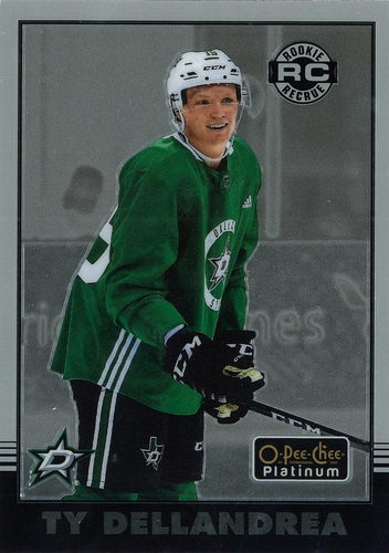 #R-80 Ty Dellandrea - Dallas Stars - 2020-21 O-Pee-Chee Platinum - Retro Hockey