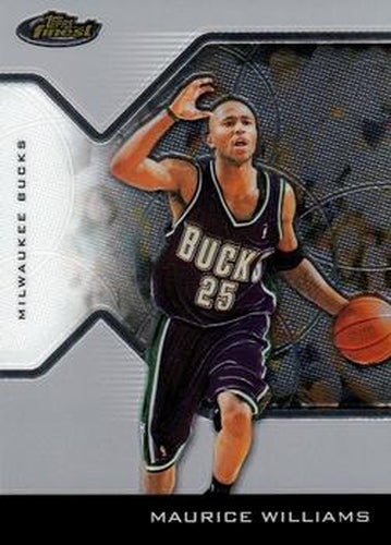 #80 Maurice Williams - Milwaukee Bucks - 2004-05 Finest Basketball