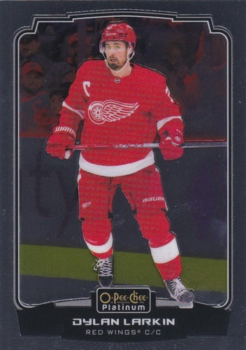 #80 Dylan Larkin - Detroit Red Wings - 2022-23 O-Pee-Chee Platinum Hockey