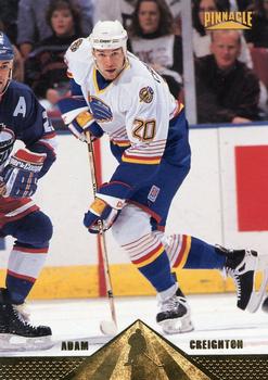 #80 Adam Creighton - St. Louis Blues - 1996-97 Pinnacle Hockey