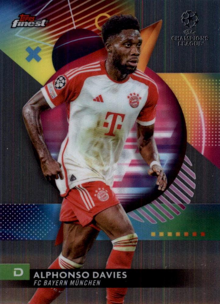 #80 Alphonso Davies - FC Bayern Munchen - 2023-24 Finest UEFA Club Competitions Soccer
