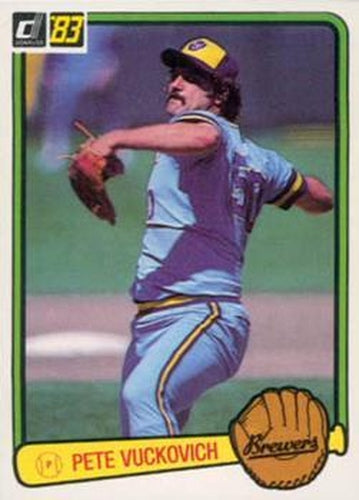 #80 Pete Vuckovich - Milwaukee Brewers - 1983 Donruss Baseball