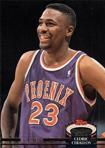 #80 Cedric Ceballos - Phoenix Suns - 1992-93 Stadium Club Basketball
