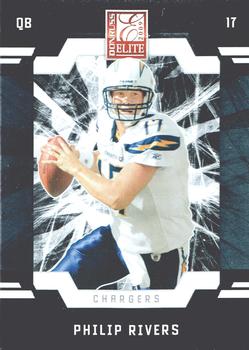 #80 Philip Rivers - San Diego Chargers - 2009 Donruss Elite Football