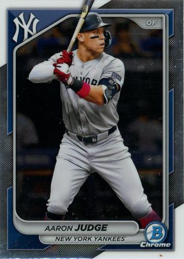 #80 Aaron Judge - New York Yankees - 2024 Bowman Chrome Baseball