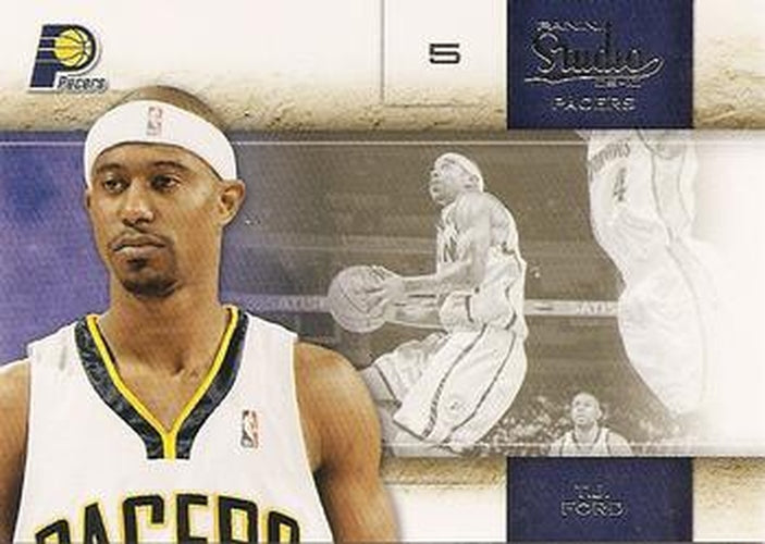 #80 T.J. Ford - Indiana Pacers - 2009-10 Panini Studio Basketball