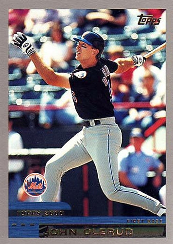 #80 John Olerud - New York Mets - 2000 Topps Baseball