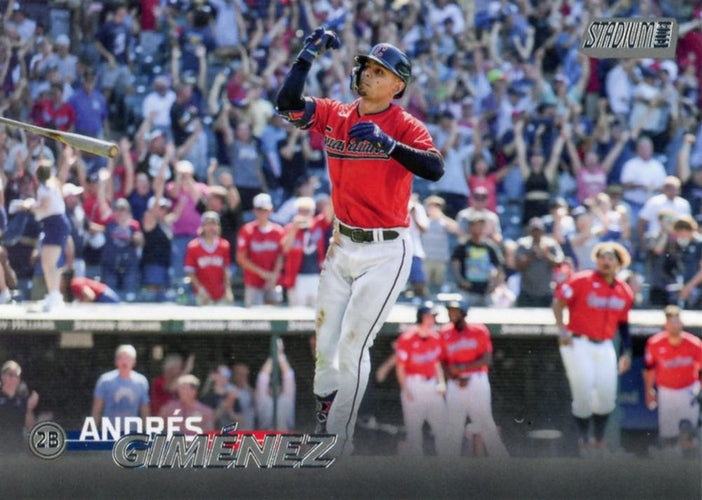 #81 Andrés Giménez - Cleveland Guardians - 2023 Stadium Club Baseball