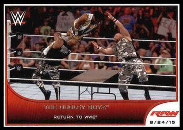 #81 The Dudley Boyz - 2016 Topps WWE Road to Wrestlemania Wrestling