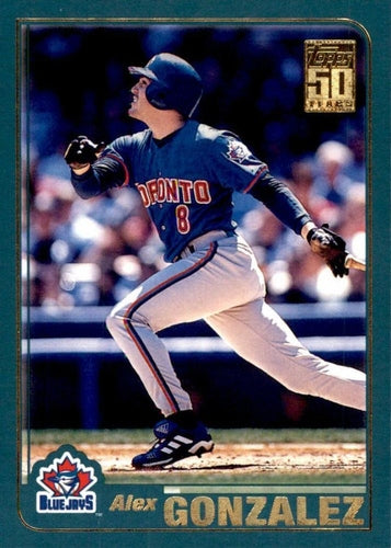 #81 Alex Gonzalez - Toronto Blue Jays - 2001 Topps Baseball