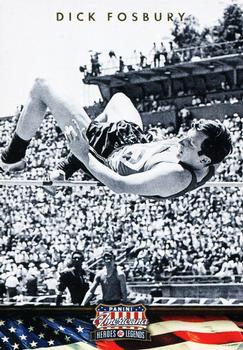 #81 Dick Fosbury - 2012 Panini Americana Heroes & Legends