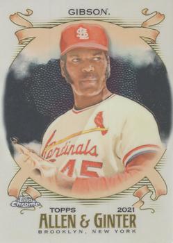 #81 Bob Gibson - St. Louis Cardinals - 2021 Topps Allen & Ginter Chrome Baseball