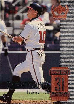 #81 Chipper Jones - Atlanta Braves - 1999 Upper Deck Century Legends Baseball