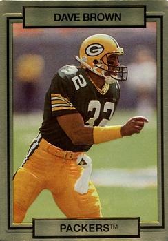 #81 Dave Brown - Green Bay Packers - 1990 Action Packed Football
