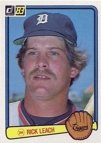 #81 Rick Leach - Detroit Tigers - 1983 Donruss Baseball
