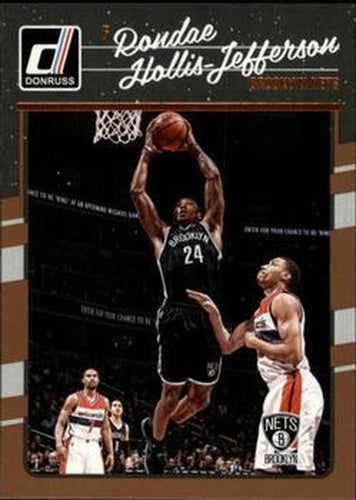 #81 Rondae Hollis-Jefferson - Brooklyn Nets - 2016-17 Donruss Basketball