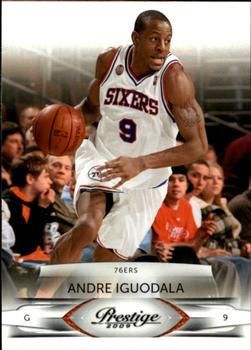 #81 Andre Iguodala - Philadelphia 76ers - 2009-10 Panini Prestige Basketball