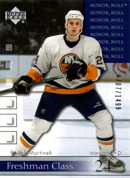 #81 Radek Martinek - New York Islanders - 2001-02 Upper Deck Honor Roll Hockey