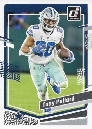 #81 Tony Pollard - Dallas Cowboys - 2023 Donruss Football